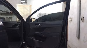двойная тонировка на Hyundai Solaris