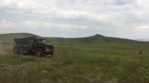 Залп РСЗО «Град» 5 ОТБр (slow motion)