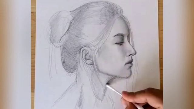 45 Minutes Sketch in just 45 Seconds (timelapse) смотреть онлайн