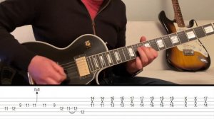 Weezer - Buddy Holly Guitar Solo (Slow + Tabs) #easy #lead #guitar #solo