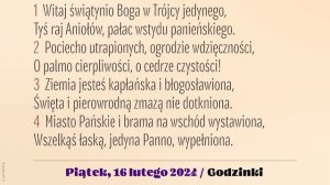 #Godzinki | 16 lutego 2024