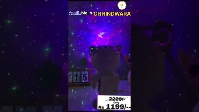 robot projector light /Astronaut Star Projector#galaxyprojector  nabula light #chhindwara #technolo