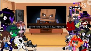 MS And Aftons React To Skeleton Rap||GC||FNAF||MINECRAFT||Part 3