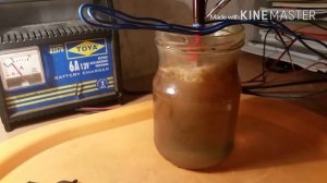 Чистка находок из свинца электролизом