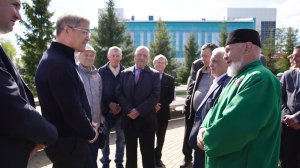 Чишминский район. Благоустройство в р. п. Чишмы. Встреча с семьями погибших на СВО, 2024 г.