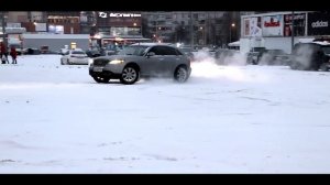 ДРИФТ НА КРОССОВЕРАХ ИЛИ ПАЛИМ МУФТУ / INFINITI FX 35 / HYUNDAI SANTA FE / SNOW DRIVE 4WD