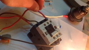 Фотореле АС-3 через контактор.