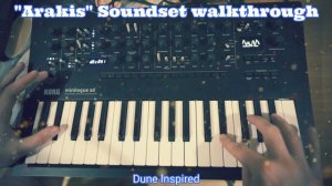 Korg Minilogue XD "Arakis" Soundset Walkthrough