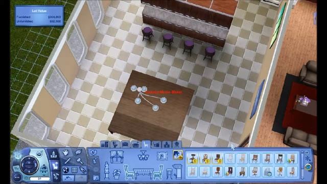 How to Build Large Table Using Cheat in Sims 3 смотреть онлайн