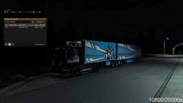 #ETS2MP VTC.World SCANIA R2009 R500 везём груз на 20 000 км #21 смотреть онлайн