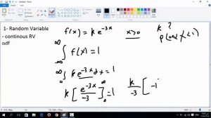 4- Continuous random variable & Probability density function