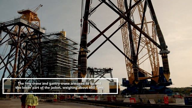 Beatrice Offshore Windfarm jacket fabrication @ Smulders