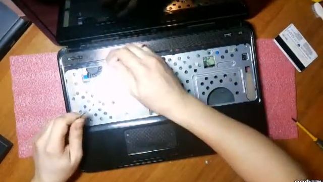 Как разобрать ноутбук HP G6 смотреть онлайн