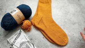 Отзыв на пряжу Alize WoolTime. Готовые носки
