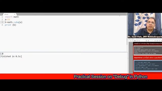 Errors in Python (Debug)