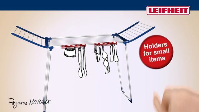Сушилка для белья Leifheit Pegasus 180 Solid MAXX смотреть онлайн