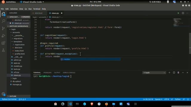 404 error handling in django | Tamil | tutorial 13