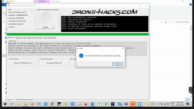 Drone-hacks 1.25 update! DJI Air2/Air2S Downgrade!
