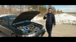 Разгон Toyota Cresta JZX90 1JZ GTE Toyota VS Honda.mp4