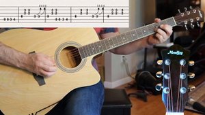 Raunchy by Bill Justis (featuring a Moukey beginner acoustic guitar)