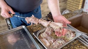 Мцвади - Шашлык по кахетински.