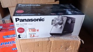 Panasonic MK-GJ1700 meat grinder made in japan meat grinder full review and unboxing new model usin