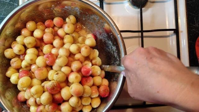 Королевское варенье из жёлтой черешни!