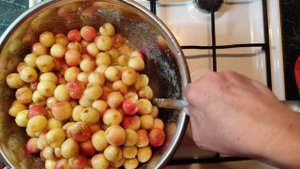 Королевское варенье из жёлтой черешни!