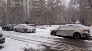 Москва 3496 улица Сперанского, Малый Коптевский проезд зима день
