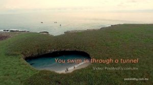 Impressive Beach, Marietas Islands and the Hidden Beach, close to Puerto Vallarta, Jalisco, Mexico