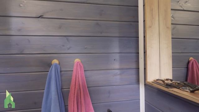 Каркасный дом спустя год.