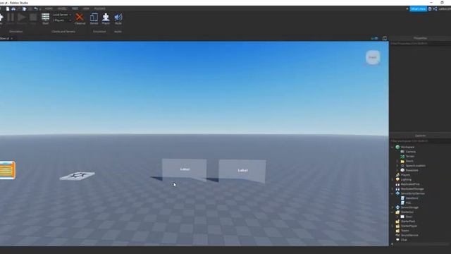 How to make a simulator door in Roblox studio || V2 смотреть онлайн