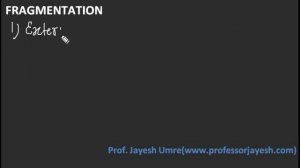 Fragmentation (Hindi) | OS | Prof. Jayesh Umre