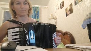 От Волги до Енисея, на аккордеоне))