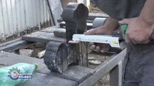 Шлифование фигурного креста из гранита - насадка на болгарку Комбо ГРАНИТ