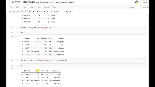 #1 Python Pandas Tutorial | Latest Data Science Tutorial