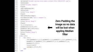 Digital Image Processing MATLAB| Removing noise from Image using Median filter| Code| Explanation