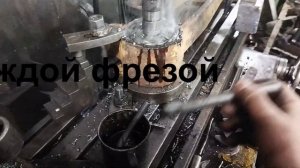 Способ расточки отверстий на станке 6м12п.