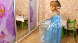 Костюм Принцессы Эльзы из мультфильма FROZEN Холодное сердце Платье с аксессуарами Disney Frozen