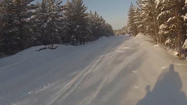 ПОКАТУШКИ НА СНЕГОХОДЕ ТАЙГА. смотреть онлайн
