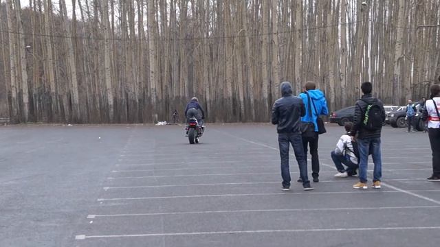 Открытие мотосезона 2014 УФА - Стант на биатлонной трассе смотреть онлайн