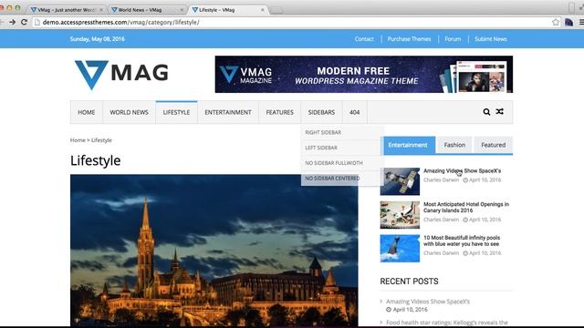VMag - #1 FREE Responsive WordPress Magazine Theme: Introduction | WordPress Tutorial