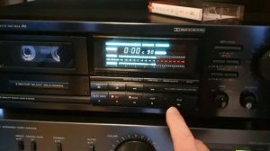 дека Onkyo TA-2750 тест работы и записи