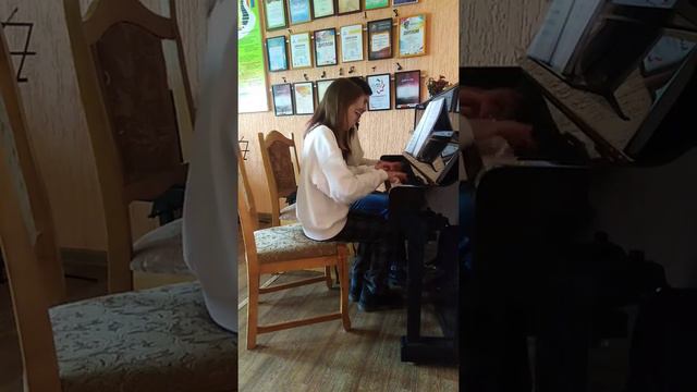 Фортепианный дуэт Титовец Анастасия и Халимовская Татьяна. ГУО "Козенская ДШИ Мозырского района" смотреть онлайн