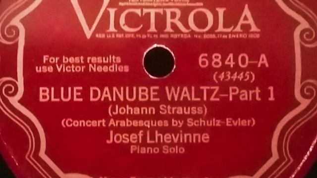 Josef Lhévinne plays Schulz-Evler Arabesken über 'An der schönen blauen Donau' von Johann Strauss смотреть онлайн