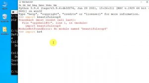 Fix ModuleNotFoundError: No module named | 100% solution