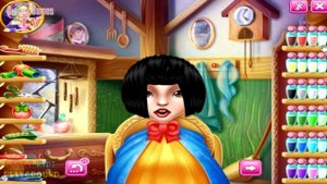 #Barbie #Games | Disney Princess Snow White Real Haircuts Video Game For Little Kids | Disney Games