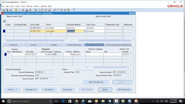 EBS Training Videos Part 35 - AP - How to make payments - Quick and via Payment Process Request-PP смотреть онлайн