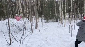 После тренировки - снежки!