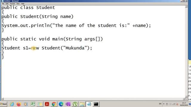 How to create class & object in java | class & objects in java | How to create constructor in java. смотреть онлайн